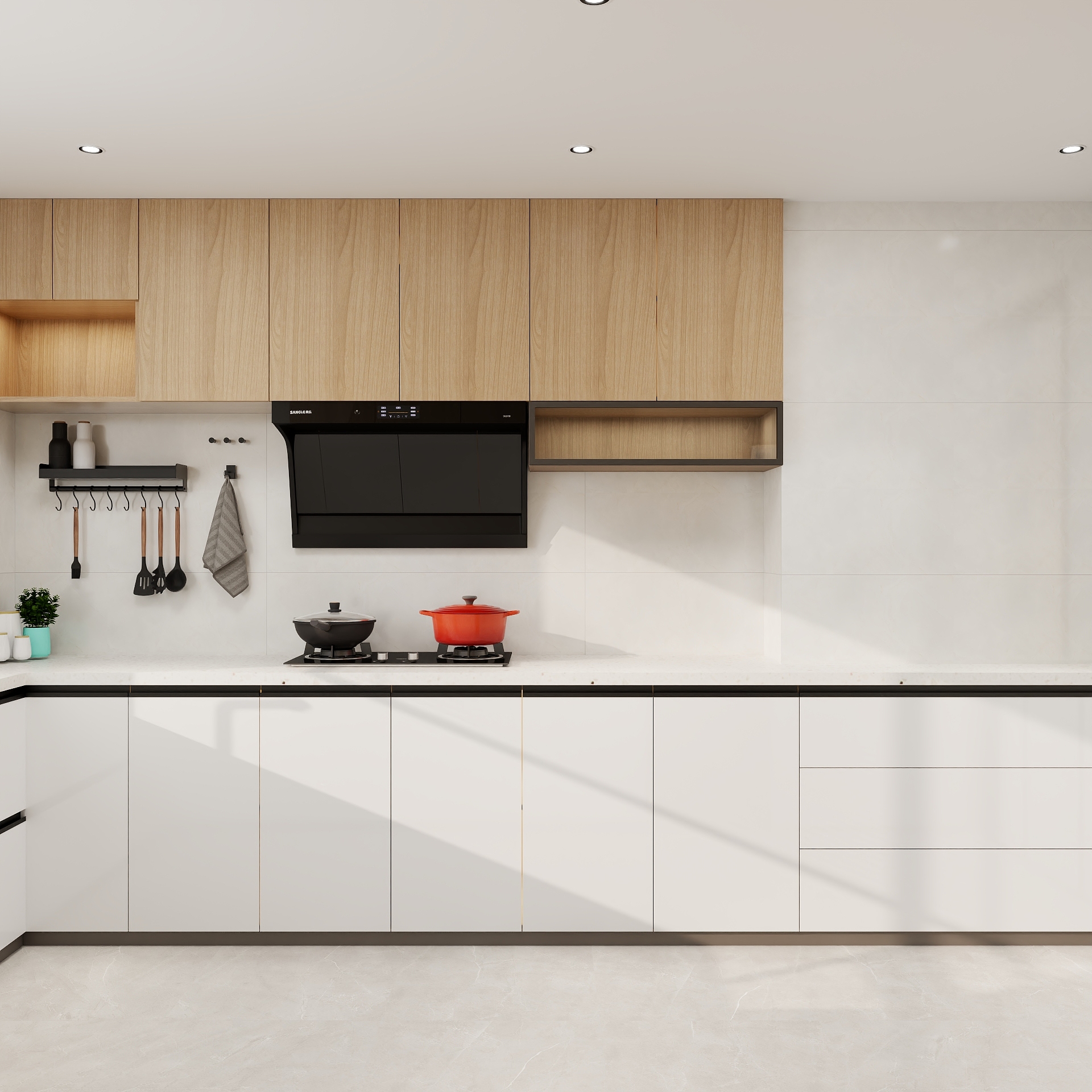 100元设计方案-205m²轻奢风格设计装修效果图