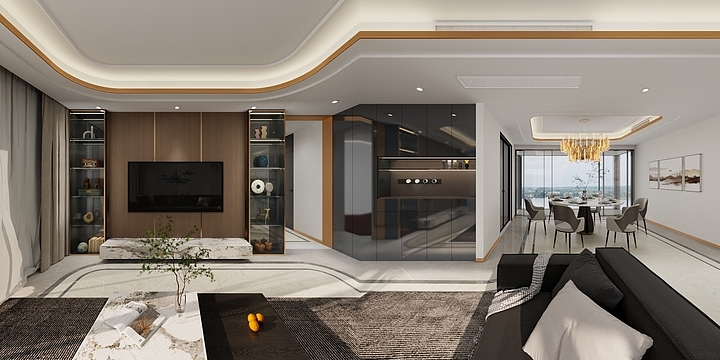 @kiki设计师-蓝光花田-装修设计方案