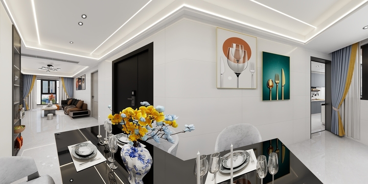 Yan鹿装饰设计-尚品国际8-2-801雅居-1-装修设计方案