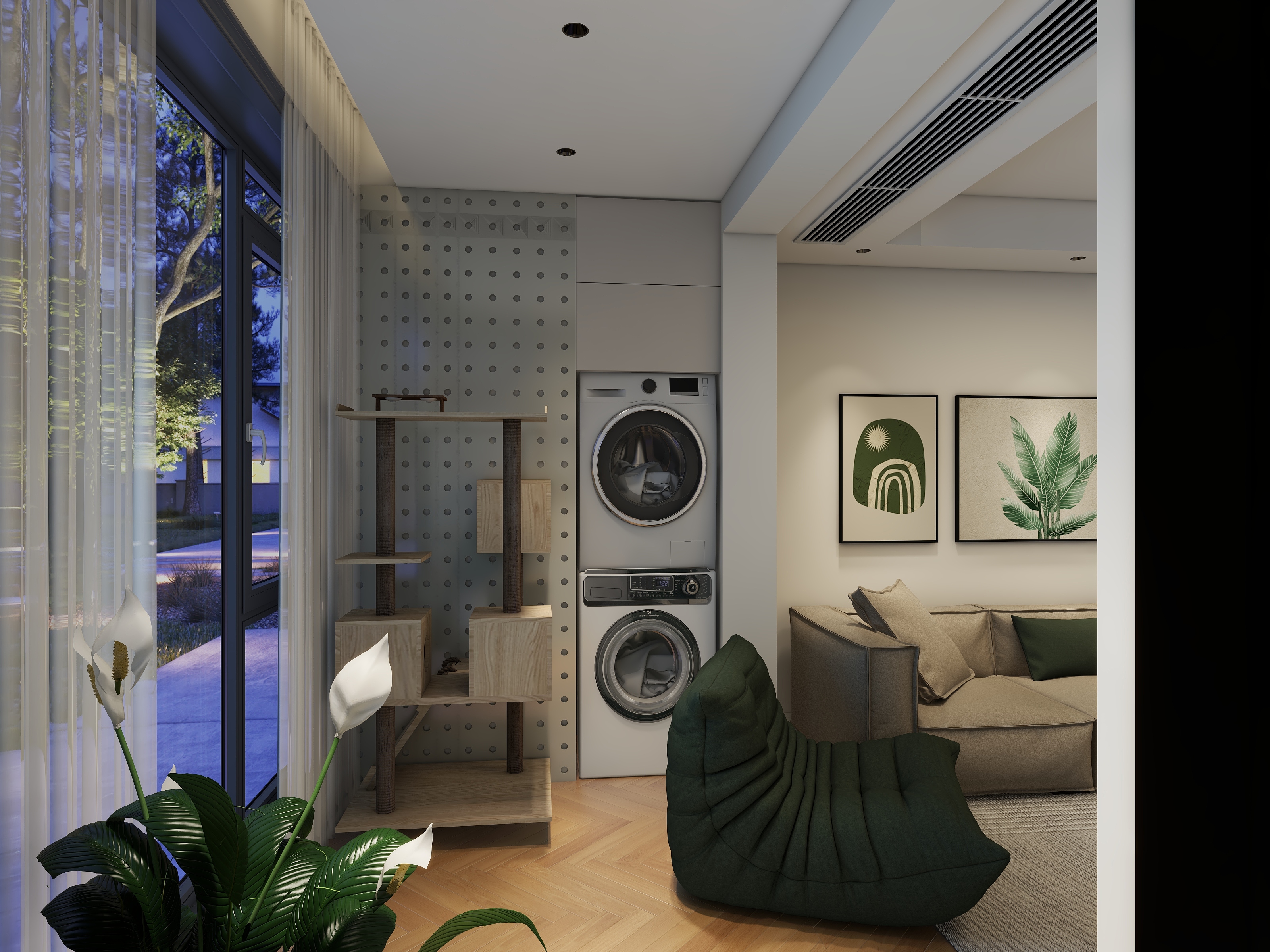 杨景舒-海德公园83㎡3室-装修设计方案