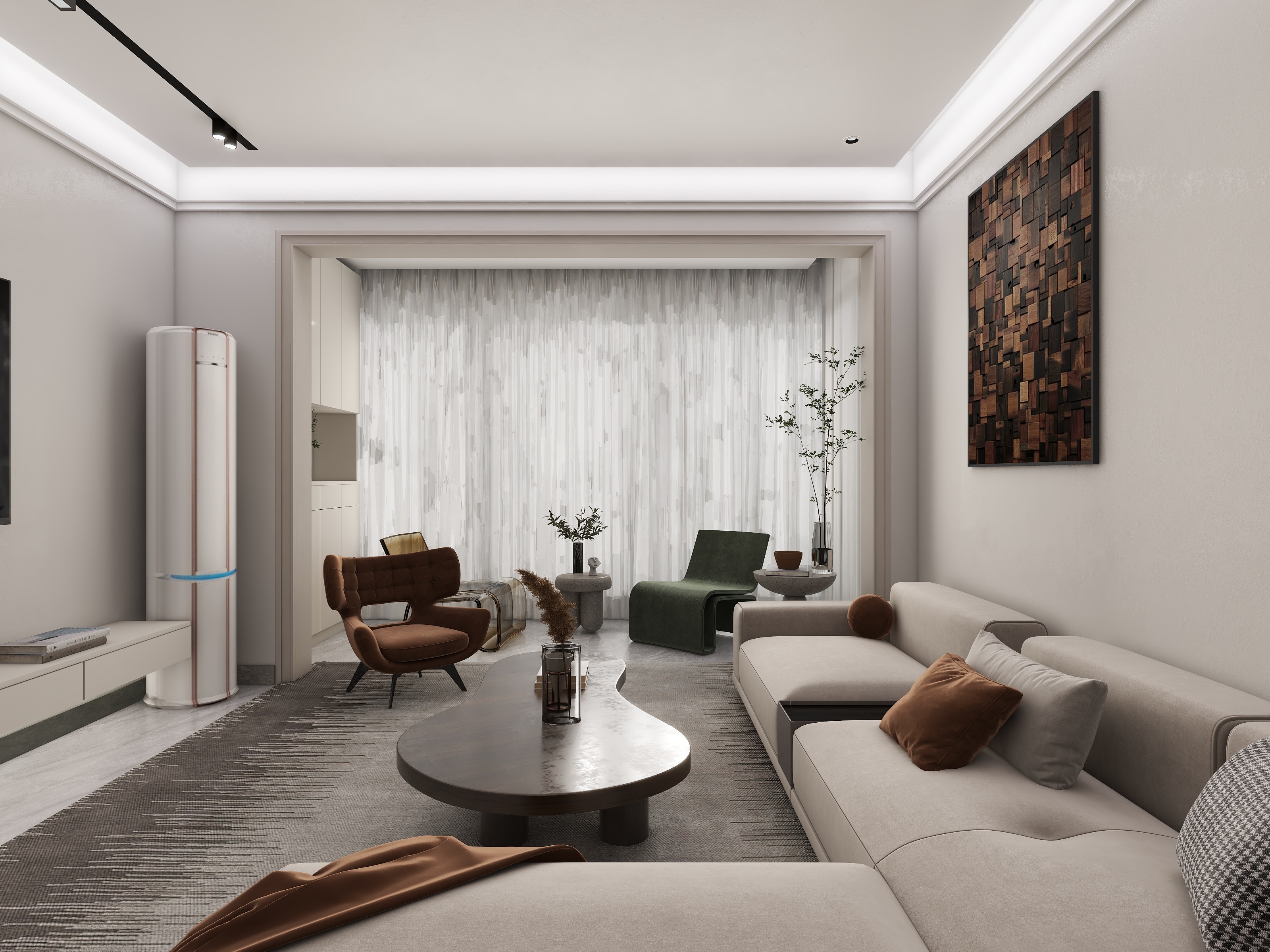 贵阳艺墅空间设计-开阳丨现代简约无主灯-装修设计方案