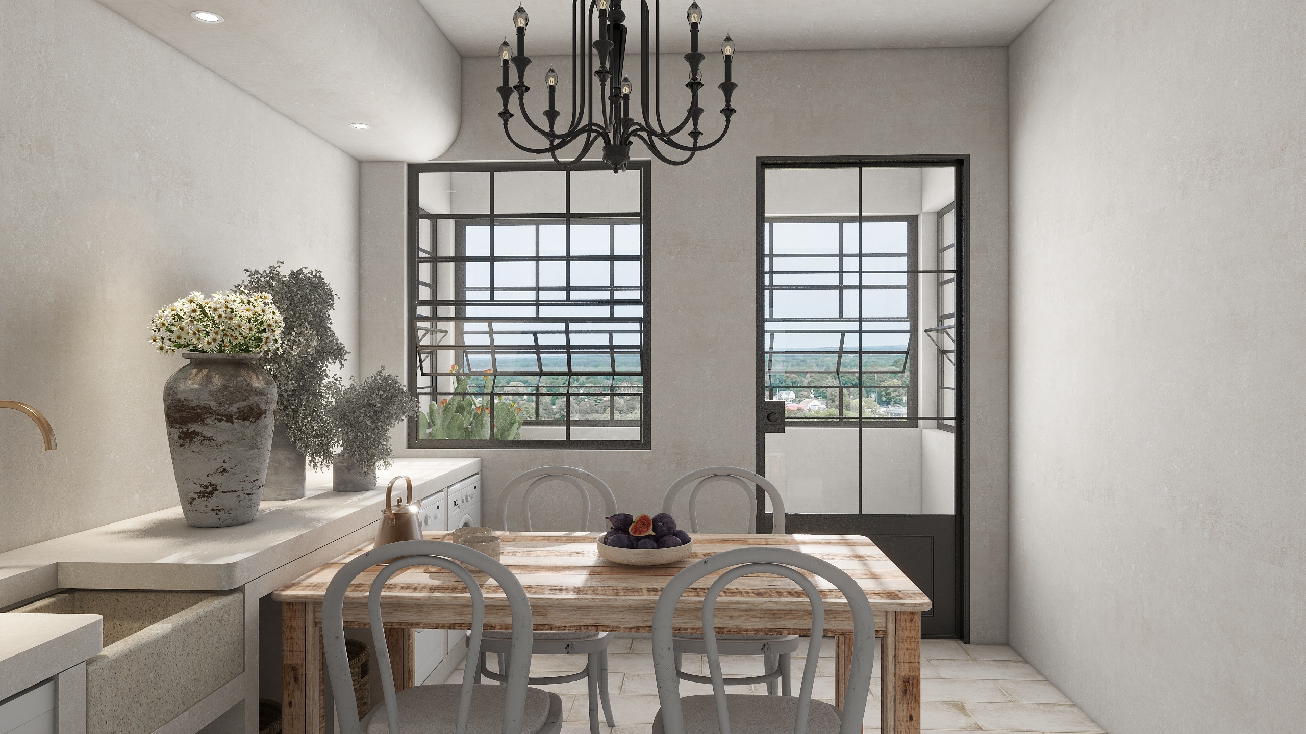 jimilNd-80平极简复古风装修效果图