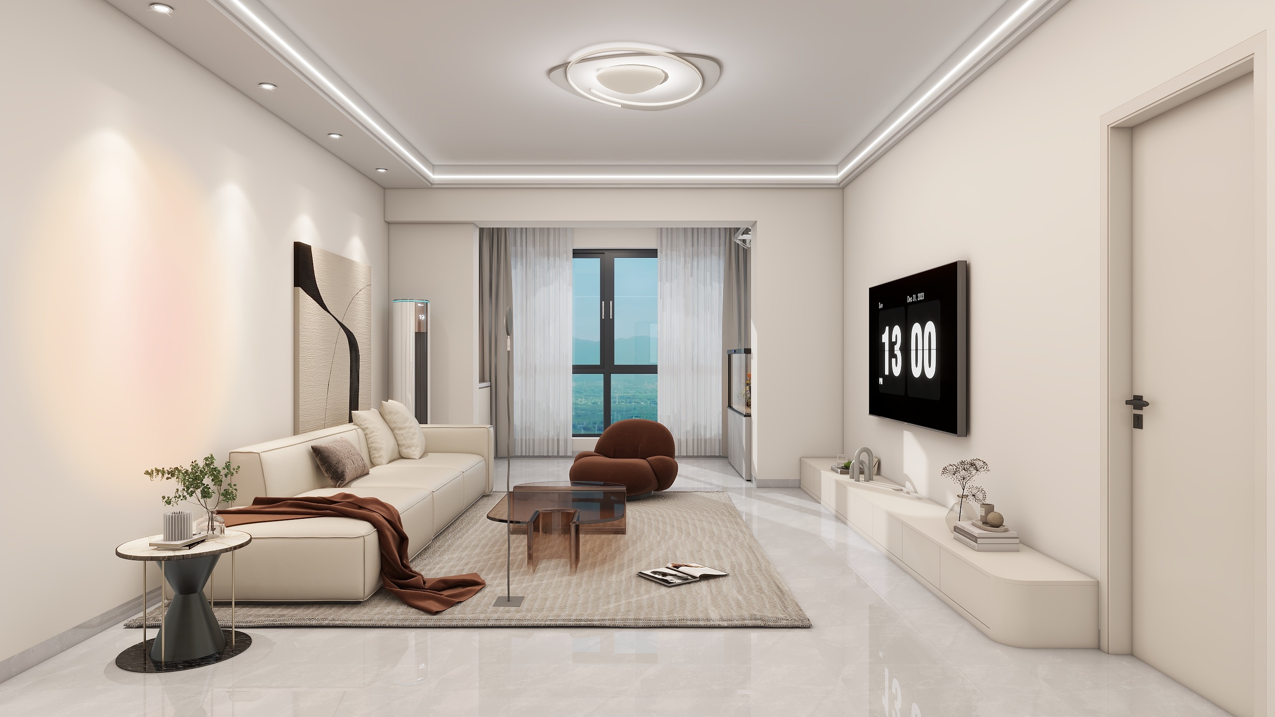 134****2432XfjI-恒隆新城 三房两厅 现代风-装修设计方案