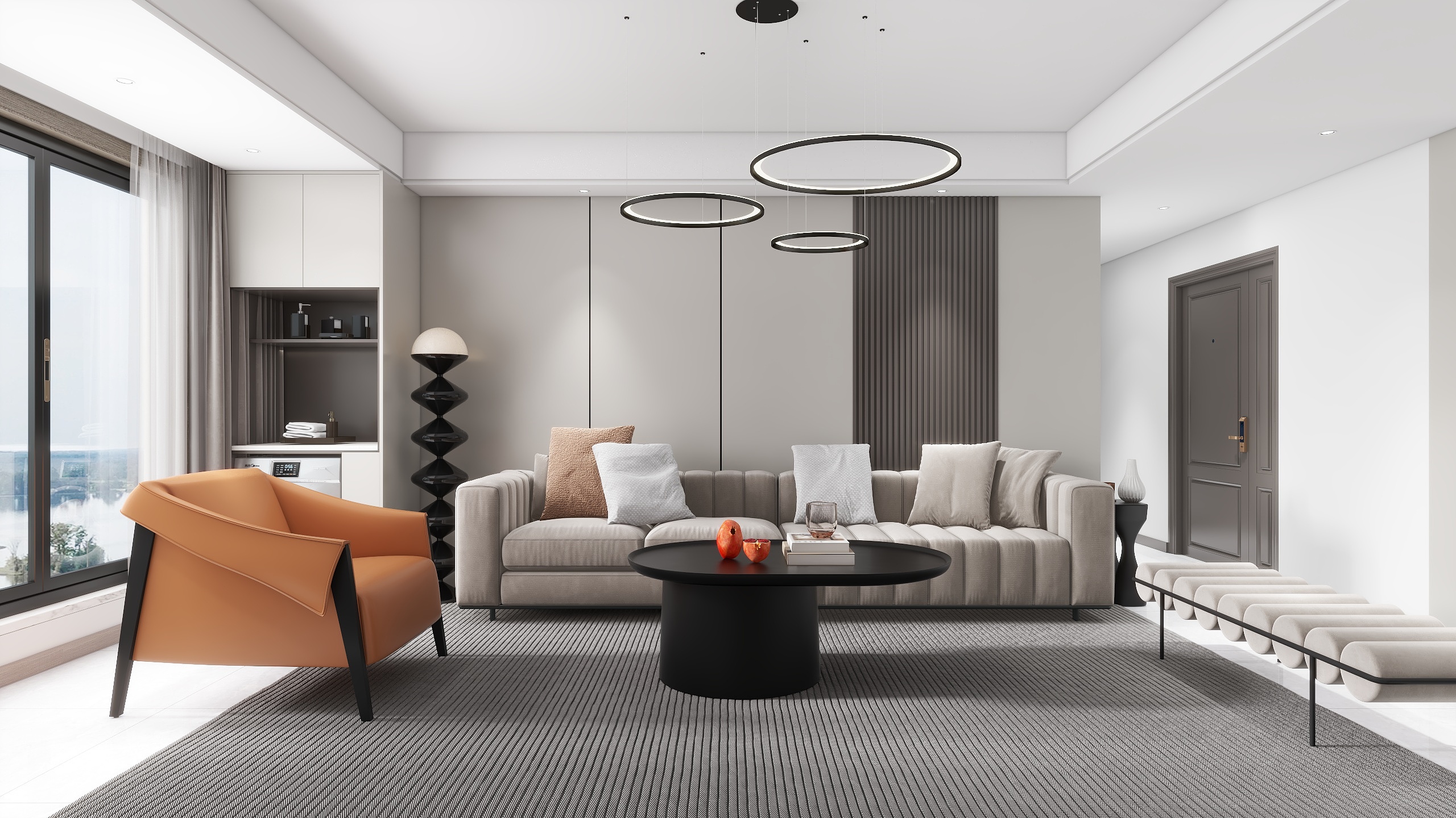 远艺装饰-华侨城纯水岸130115㎡3室-装修设计方案