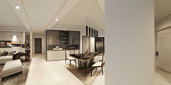 山东居贤装饰巨野分公司-佳和桃李春风山东居贤装饰轻奢-装修设计方案