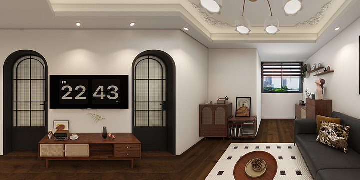 @设计鬼才-中古风-装修设计方案