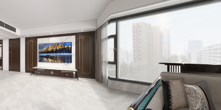 辰逸室内设计师-日广中心--新中式-装修设计方案