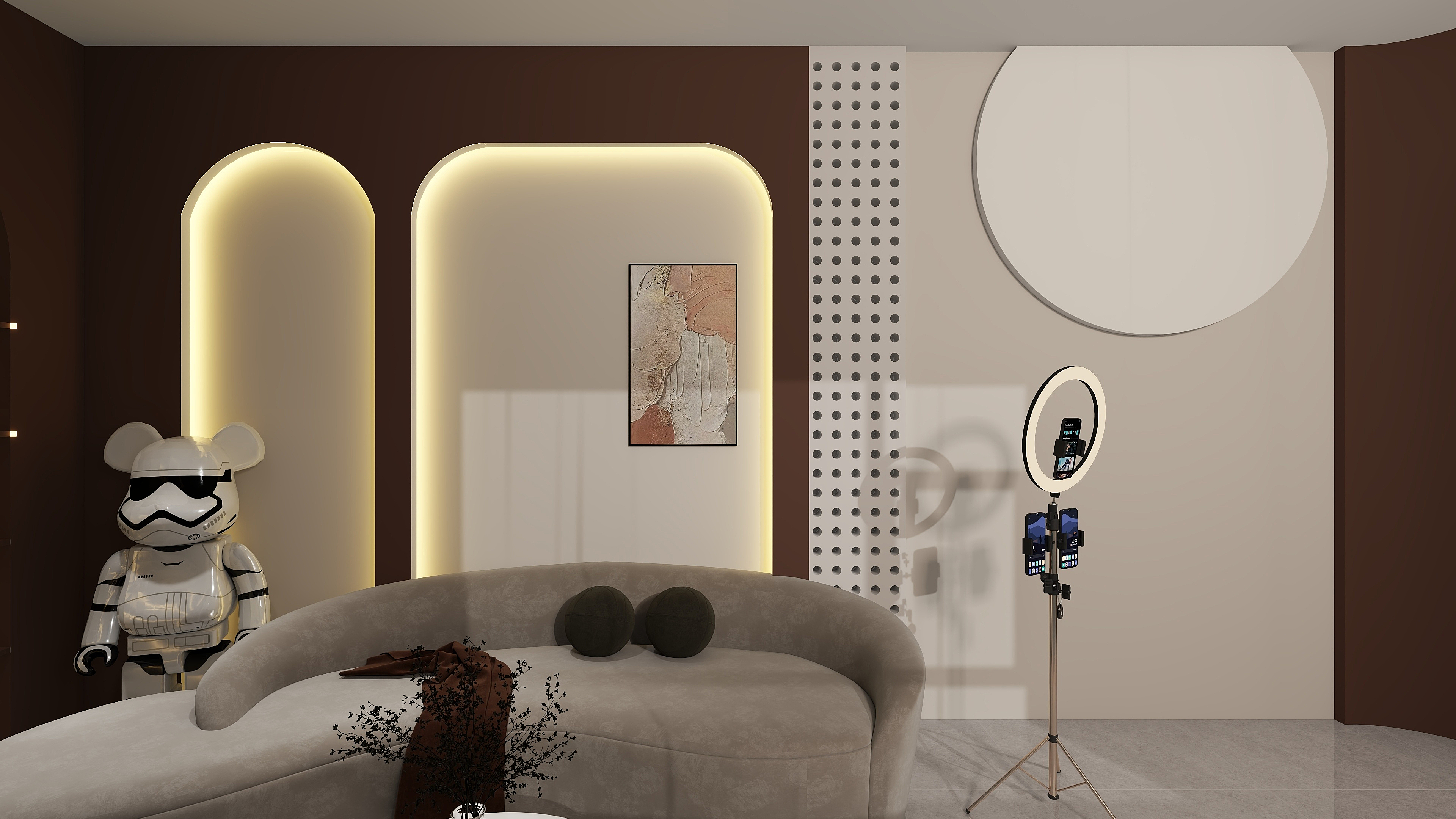 艺拓设计工作室-直播间1-装修设计方案