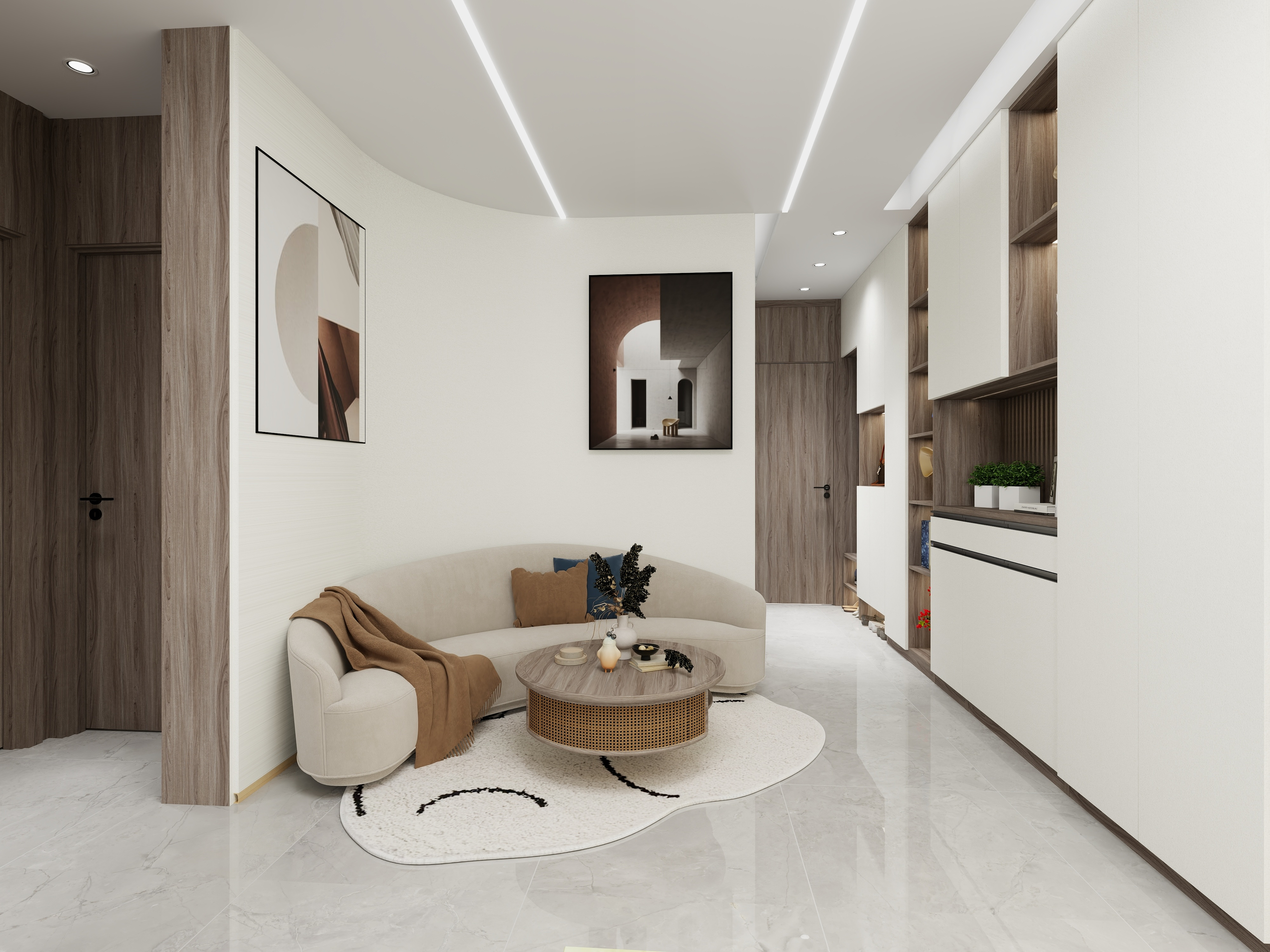 无题2020-恒大金碧天下90平两室  现代奶油 极简风-装修设计方案