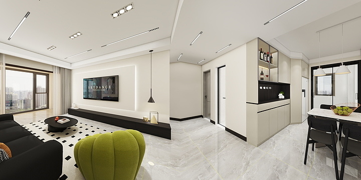 河南濮阳-开州瑞园6号楼1单元802-装修设计方案