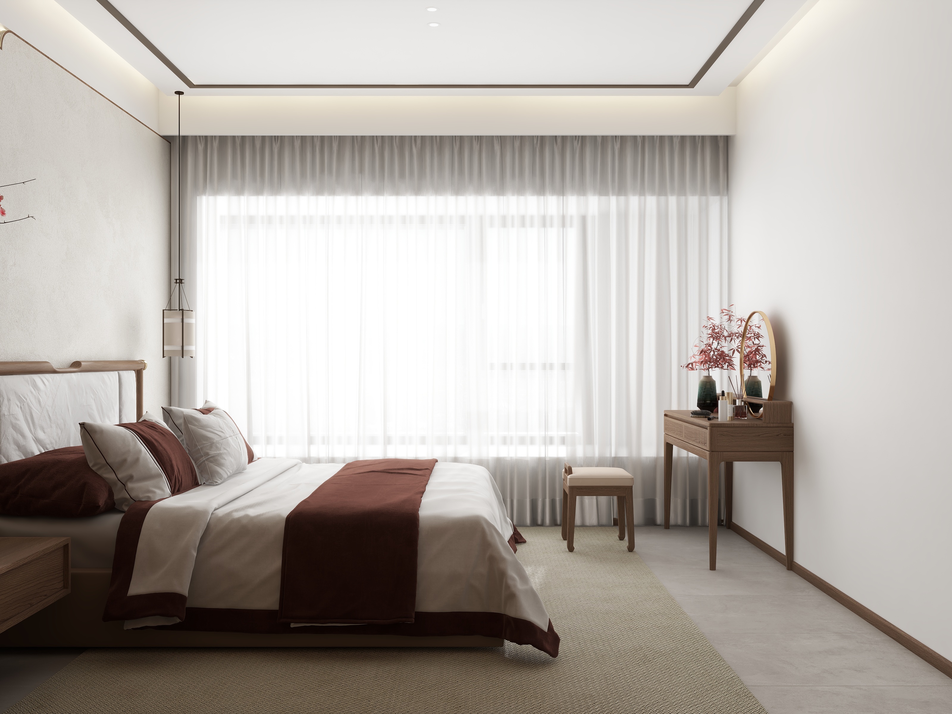 有本设计-宋式美学|临溪放艇依山坐，溪鸟山花共我闲。装修效果图