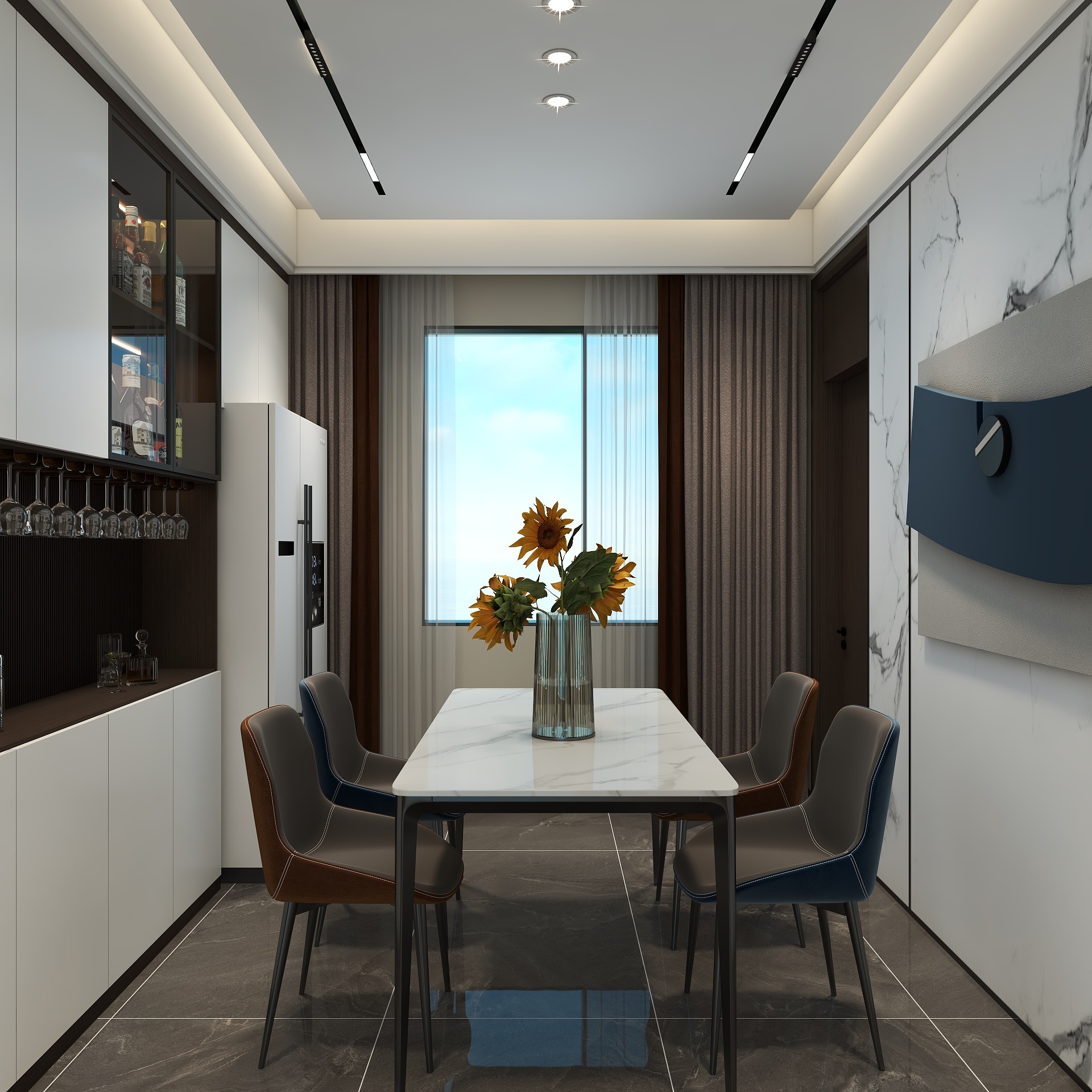 湛智华-现代轻奢145平3房装修效果图