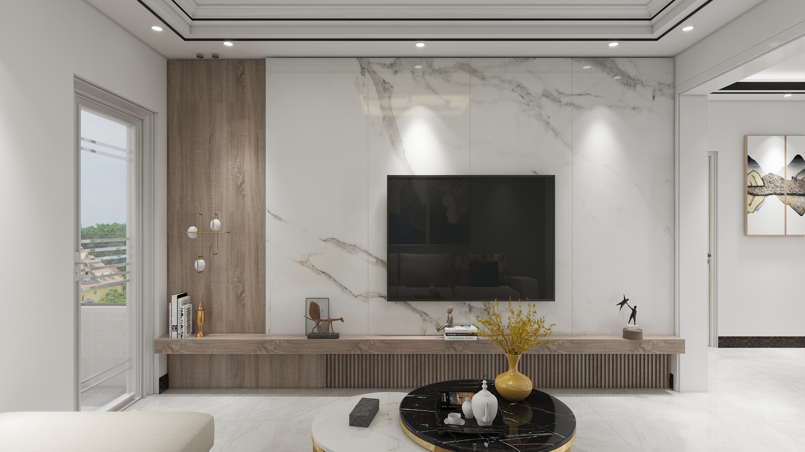 馨视界-现代简约老小区改造75㎡3室 -装修设计方案