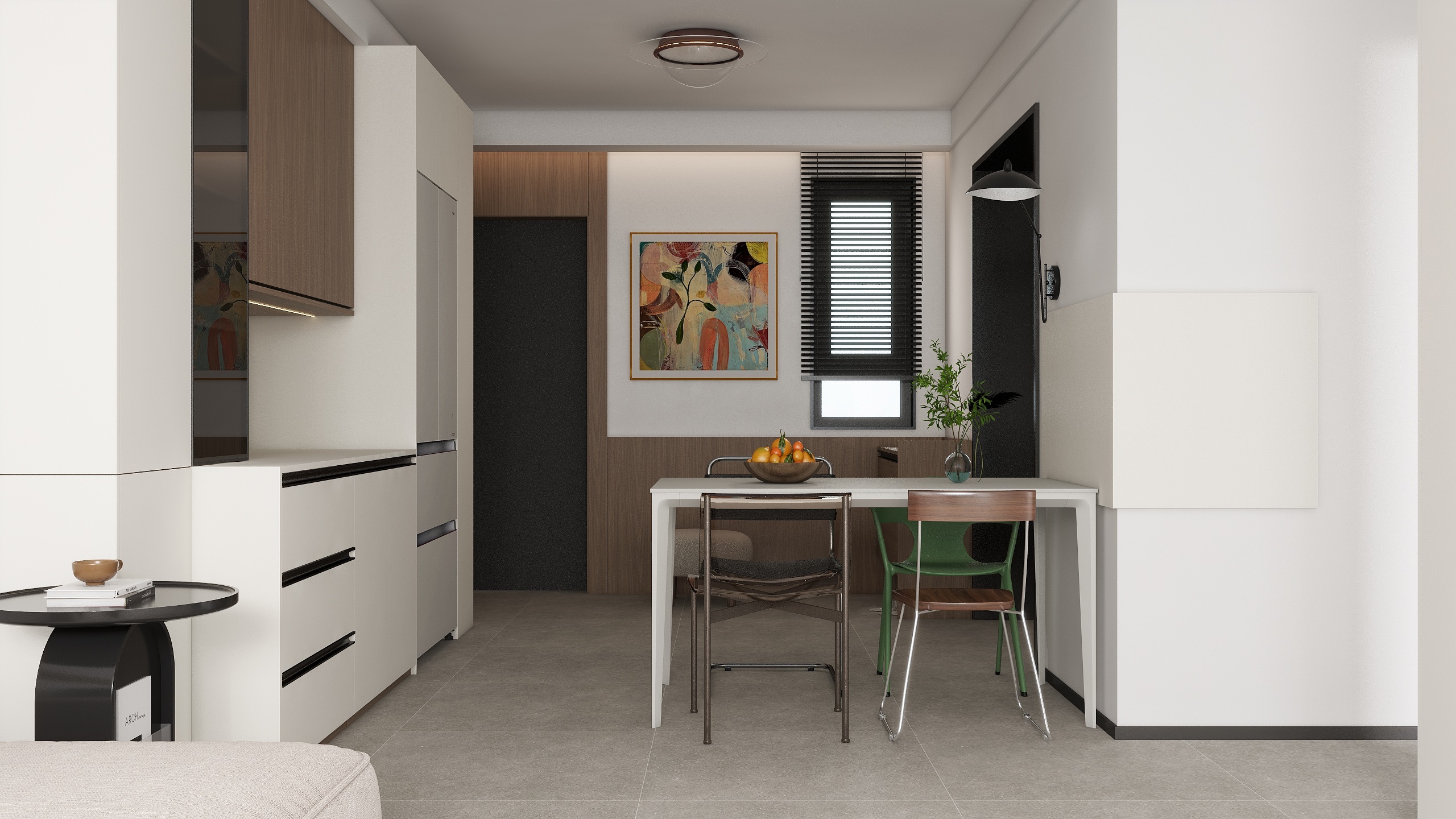 牛晓旭-《浅滩》现代风格|107平米|三居-装修设计方案