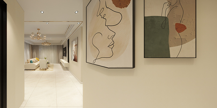 阿克苏博创装饰-公务员小区二期-装修设计方案