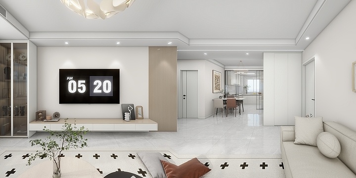 西尔艾力-全友-湖畔9-1-1803-装修设计方案