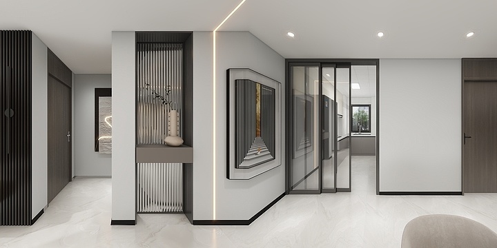 设计狮曹岗-现代简约-装修设计方案