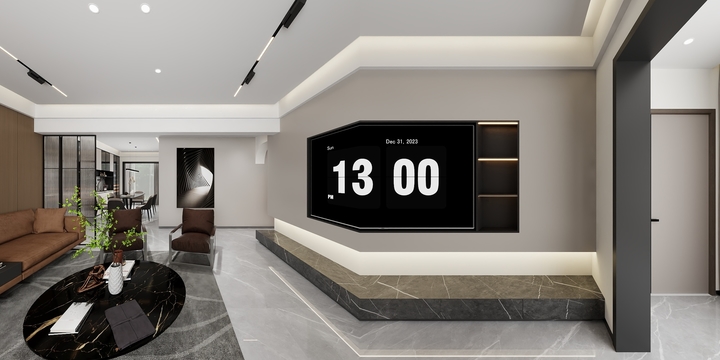 李波设计是空-龙泉花园-东苑张总雅居-装修设计方案