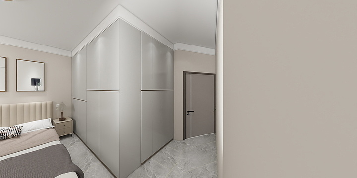 河南濮阳-棕榈泉阳台柜-装修设计方案