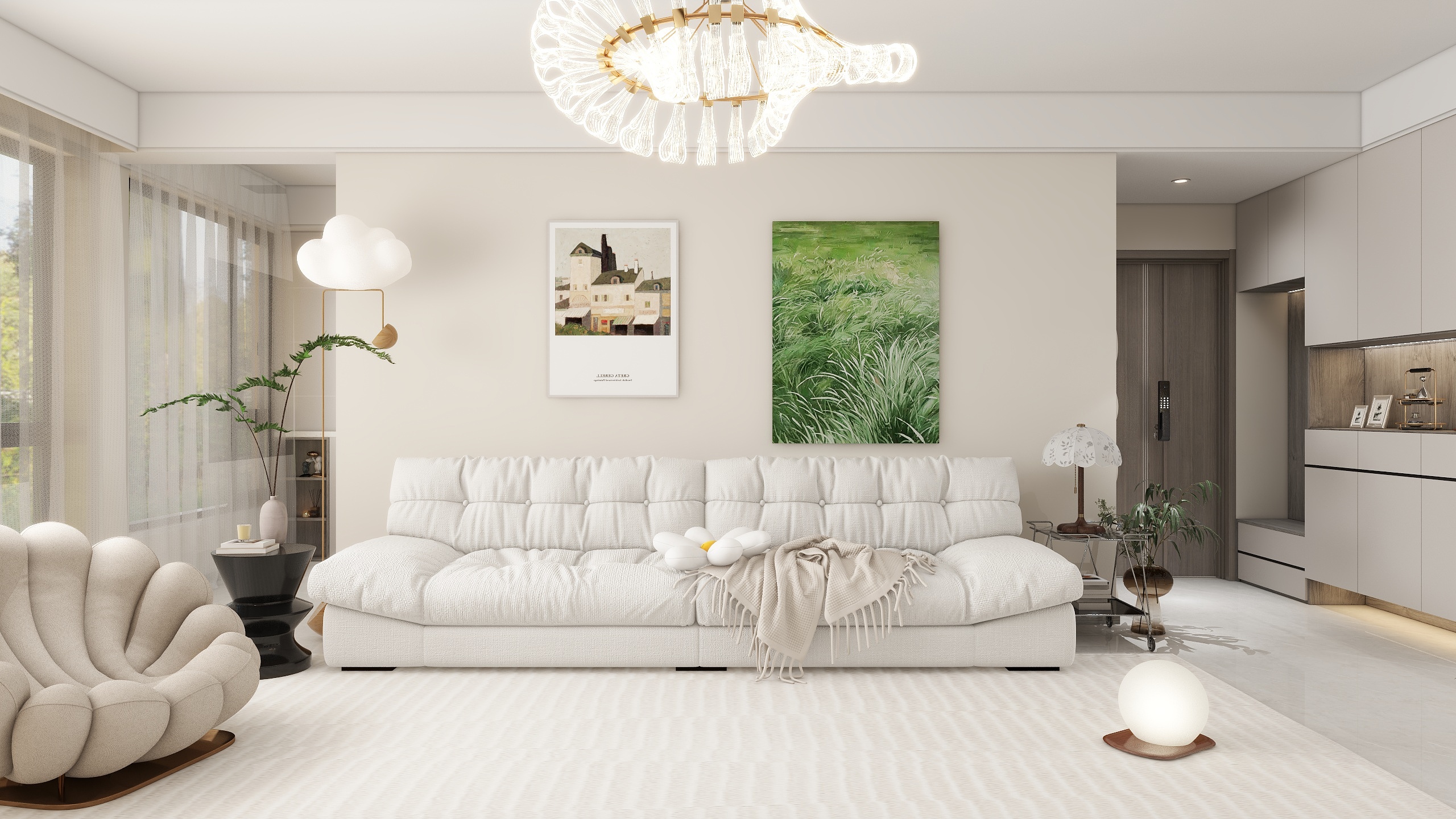 冬月DESIGN-120㎡3室装修效果图