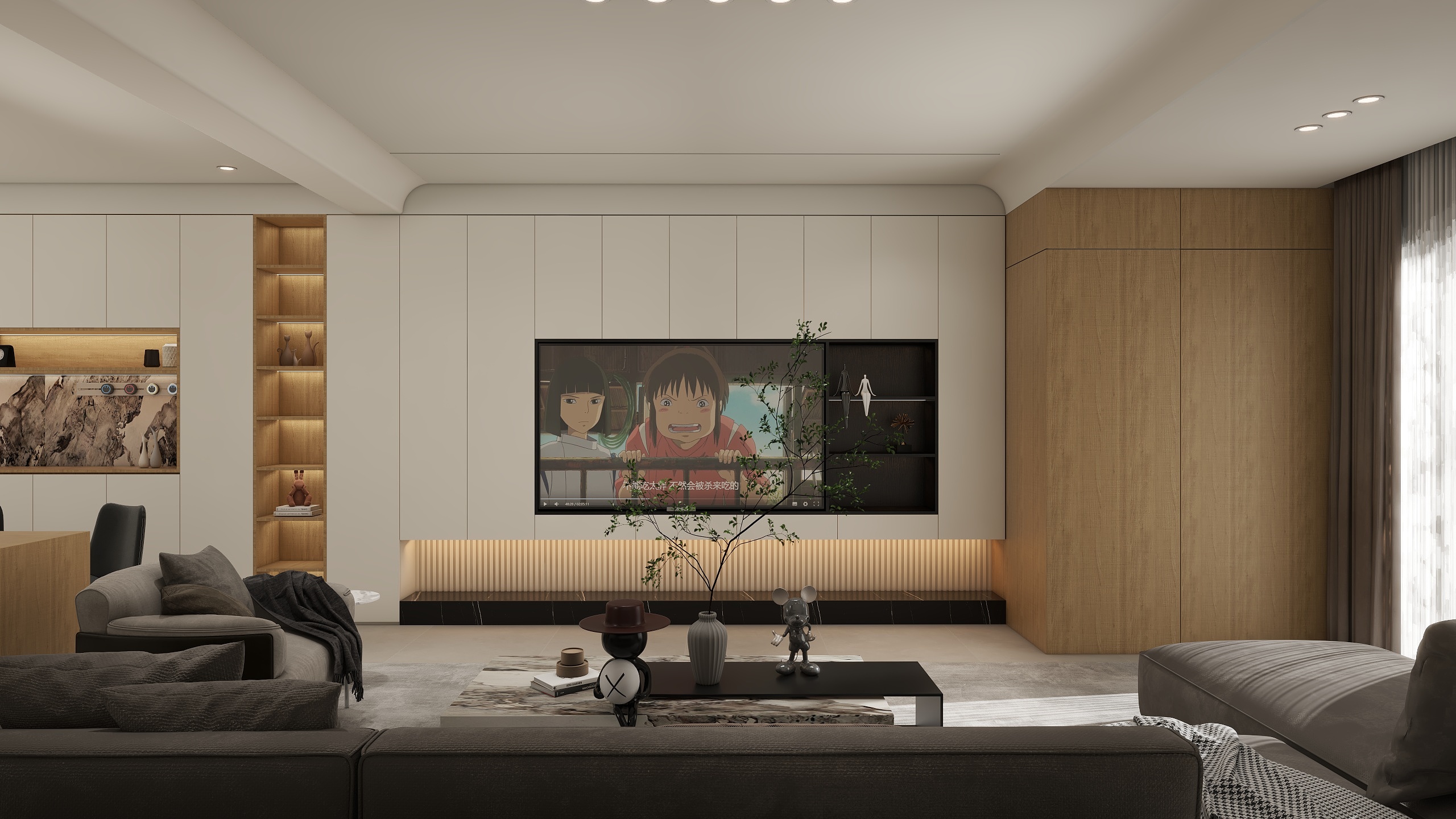 张虎跃-福天藏郡现代风格-装修设计方案