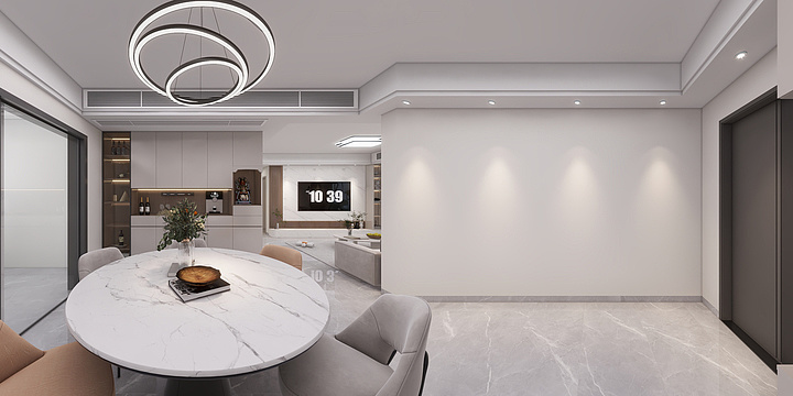 远在广东漂泊-珠江御景山庄-装修设计方案