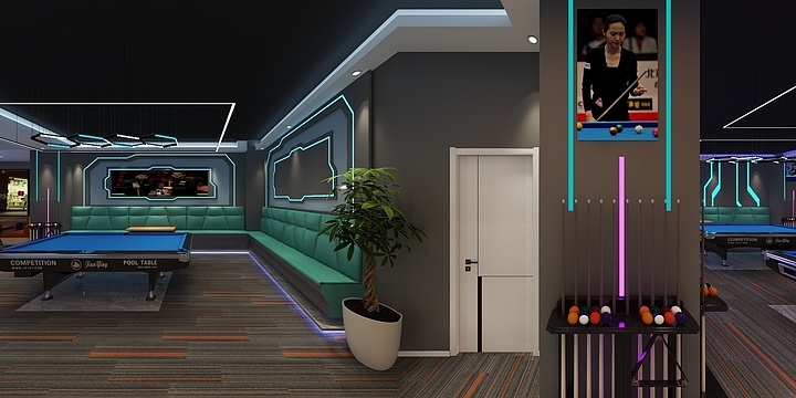 小宝.设计-星期八台球室-装修设计方案