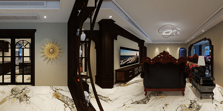 夔牛装饰设计-天湖岸-王总雅居1版-装修设计方案