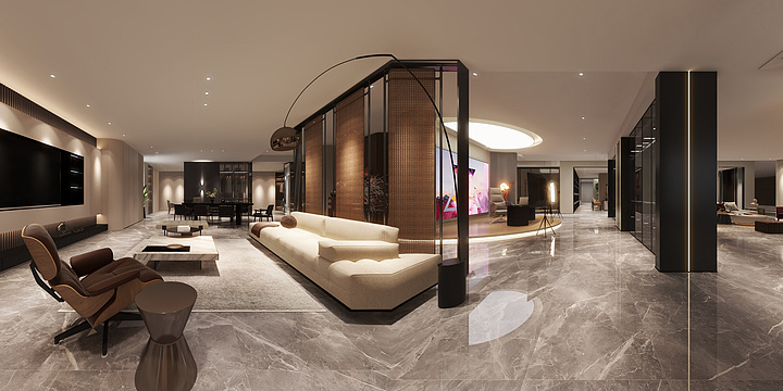 杨超全案-德欧展厅-装修设计方案