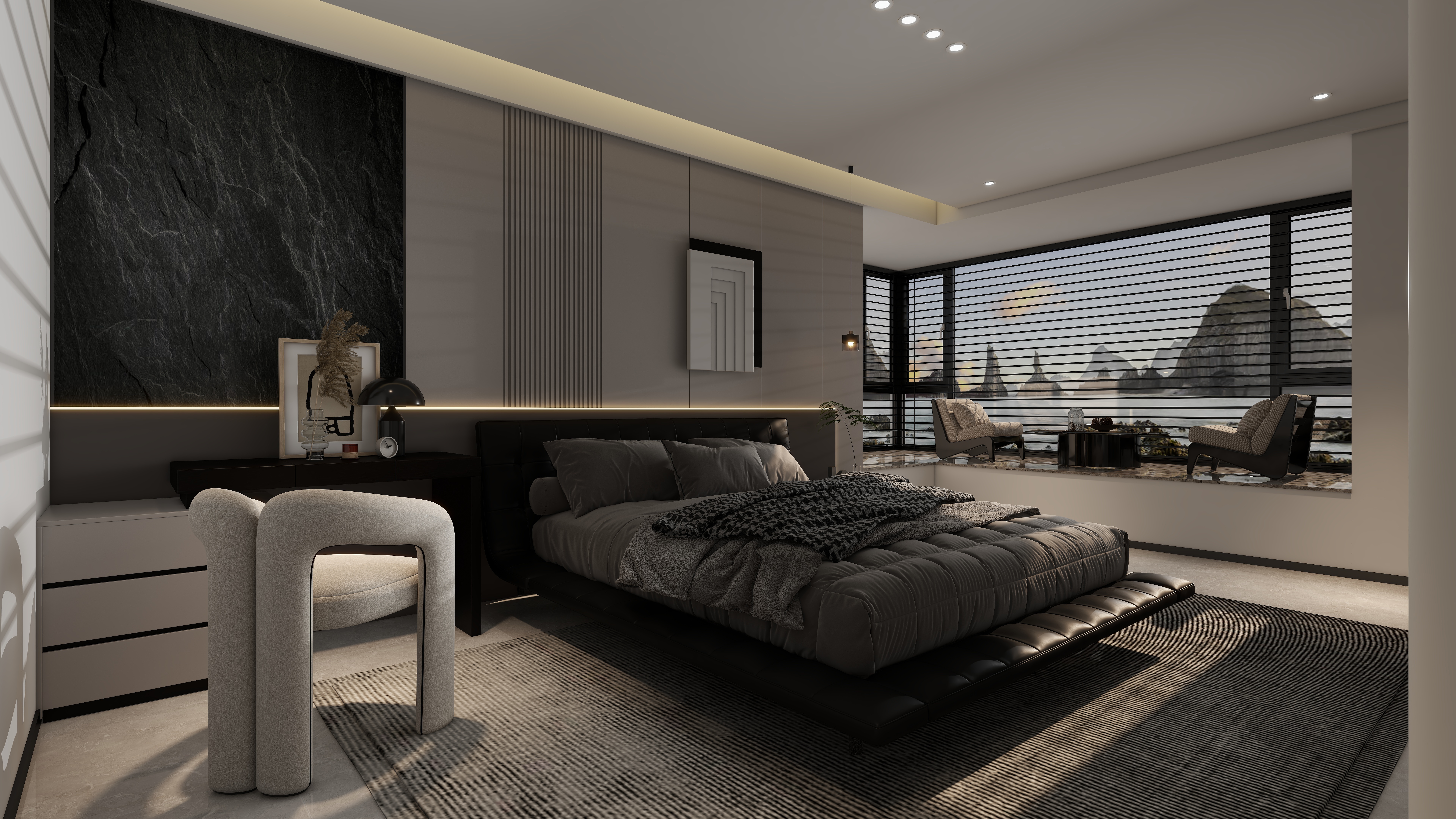 设计师铁zHuz-玉庄园-（极简轻奢风）-装修设计方案