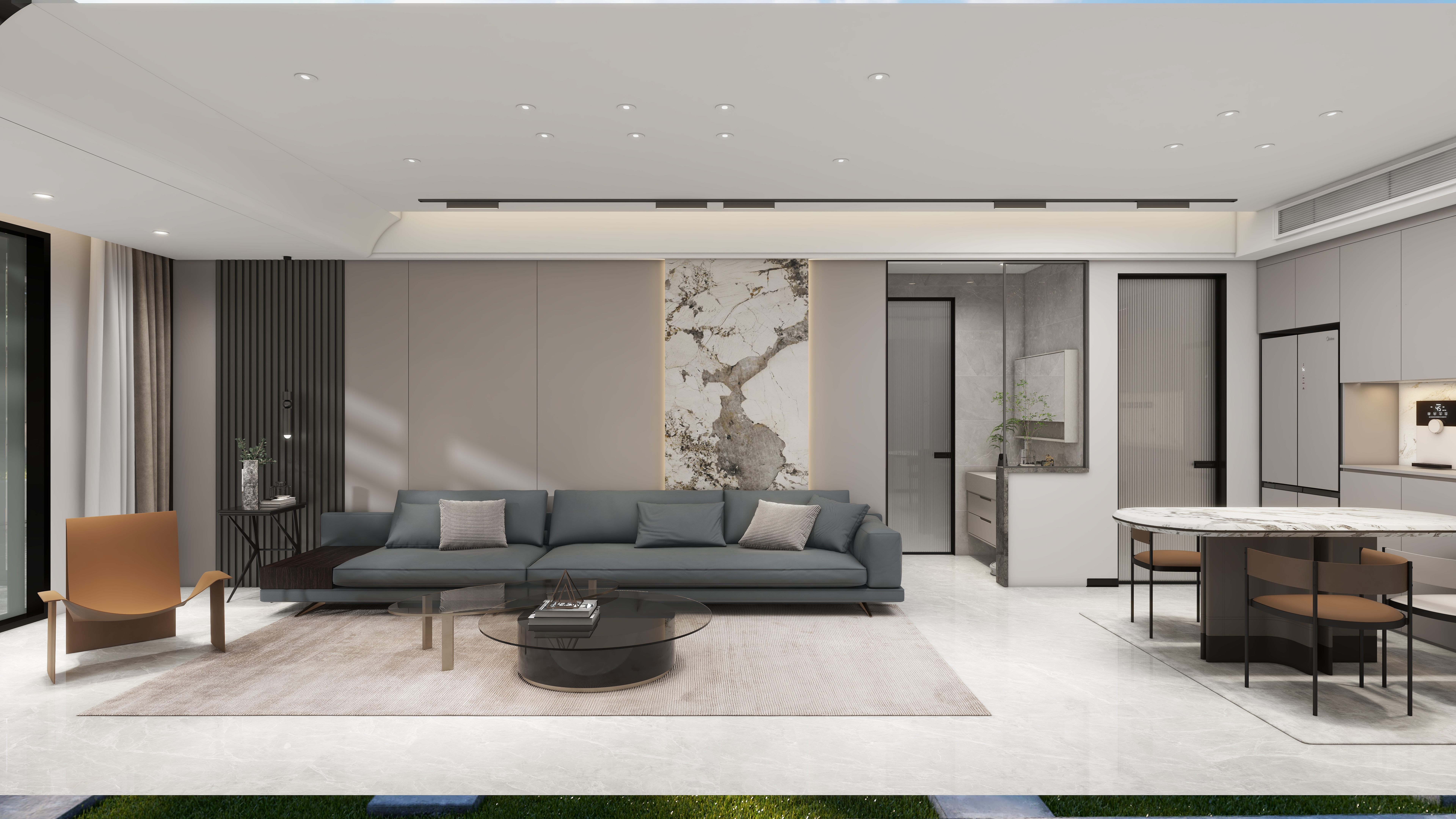 Casual大牛整装-乾蕴奢凡   鲁投尚府 9 2-102-装修设计方案