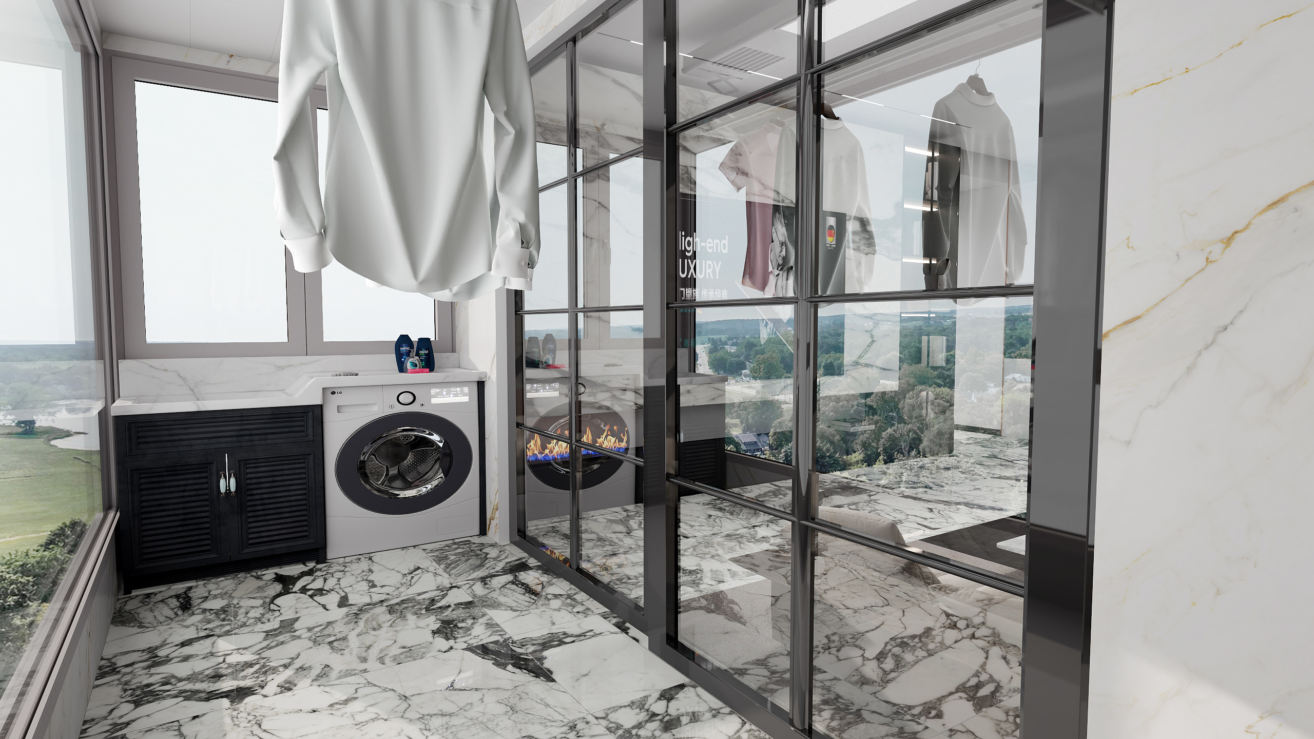 简美美居-乐平碧桂园59㎡-装修设计方案