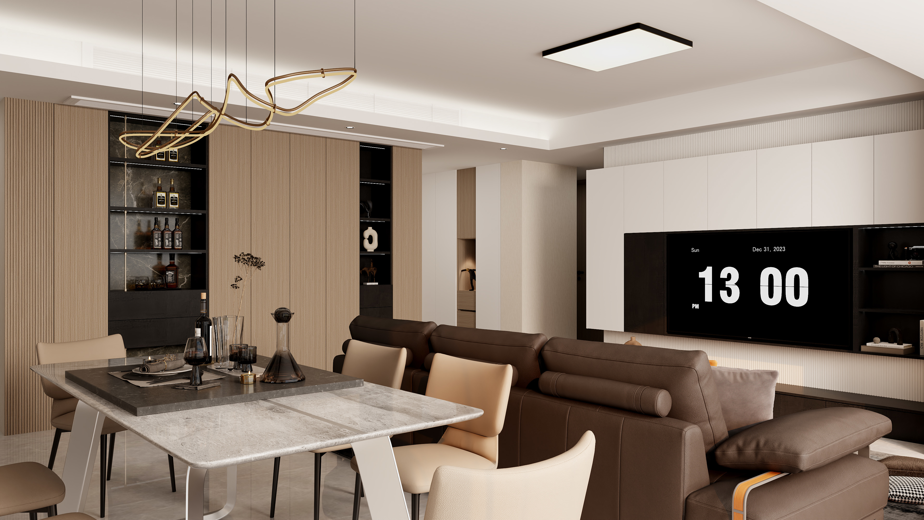 麻巧丽-杭州-绿城燕语海棠轩128-一体化整家-装修设计方案