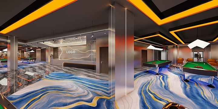 一一..-LQ-4-4-5台球室-装修设计方案