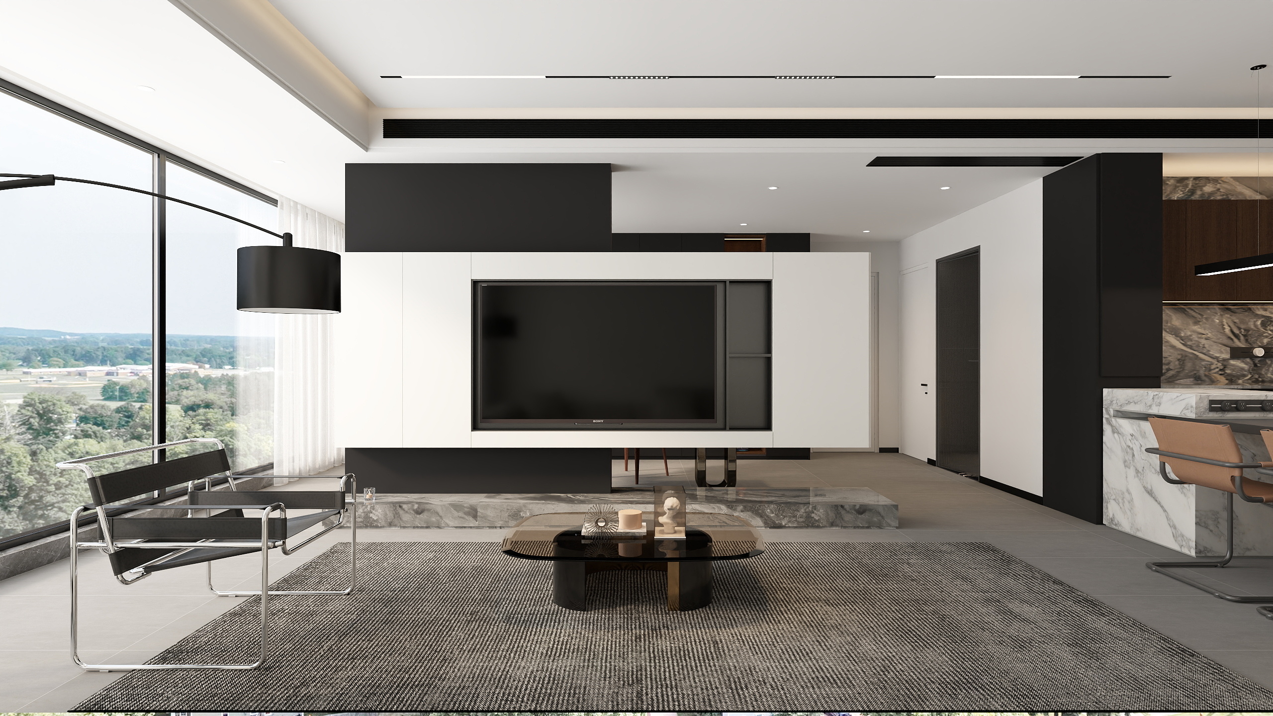 Hyle-孙洋-中粮保利天府时区123㎡2室装修效果图