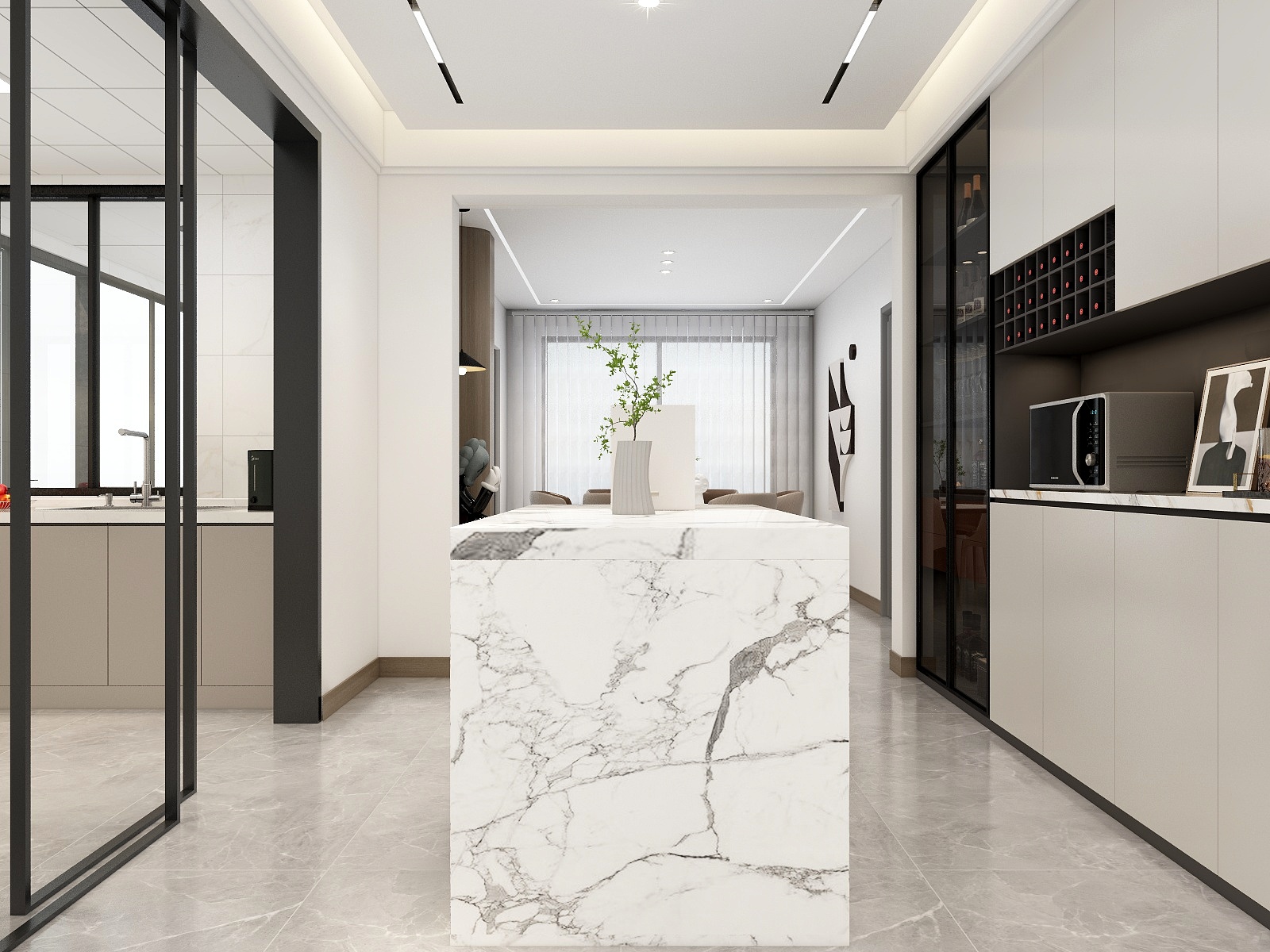 湛智华-意式218平3房装修效果图