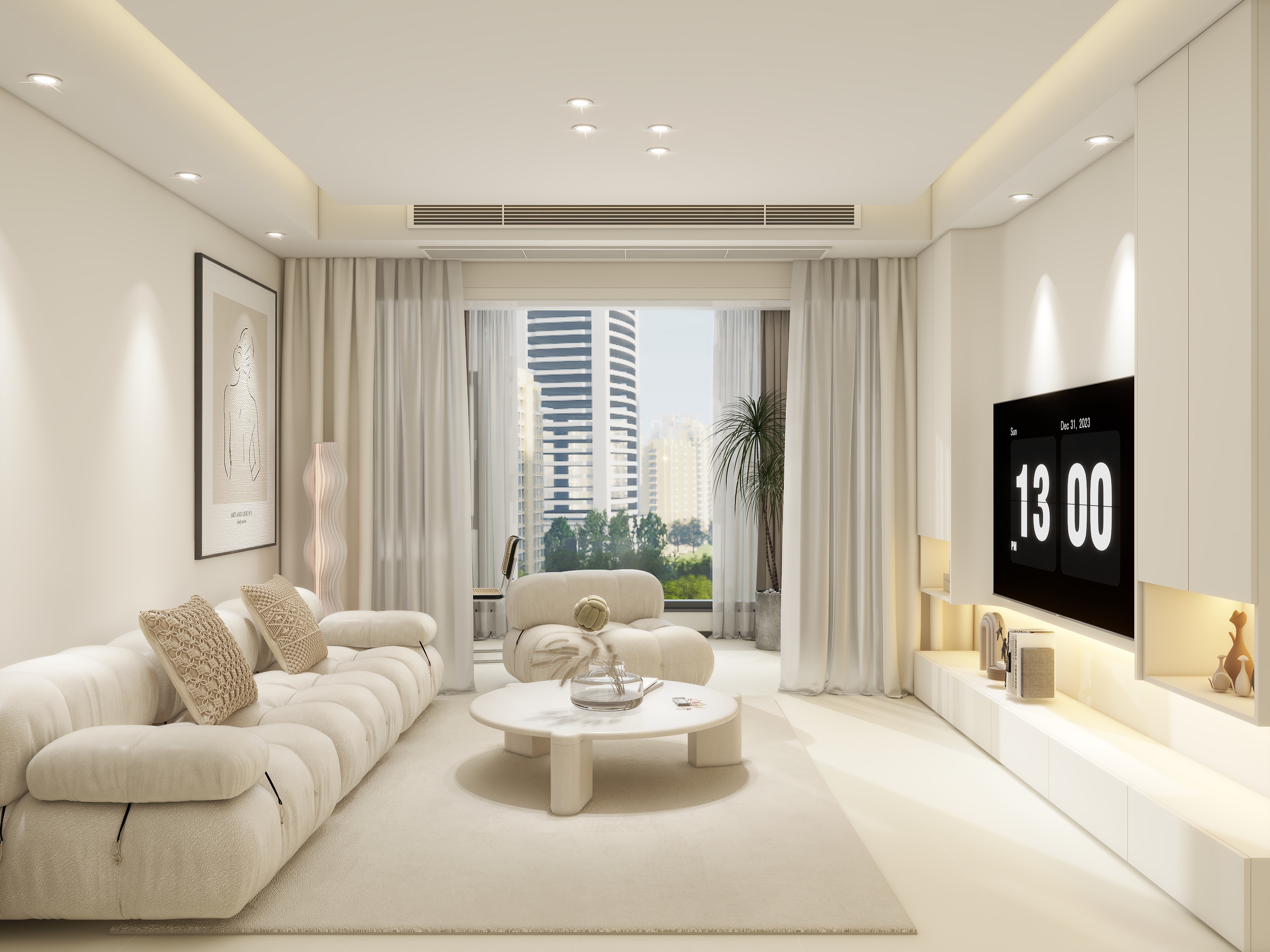 潘存金-名著司南丨奶油风-装修设计方案