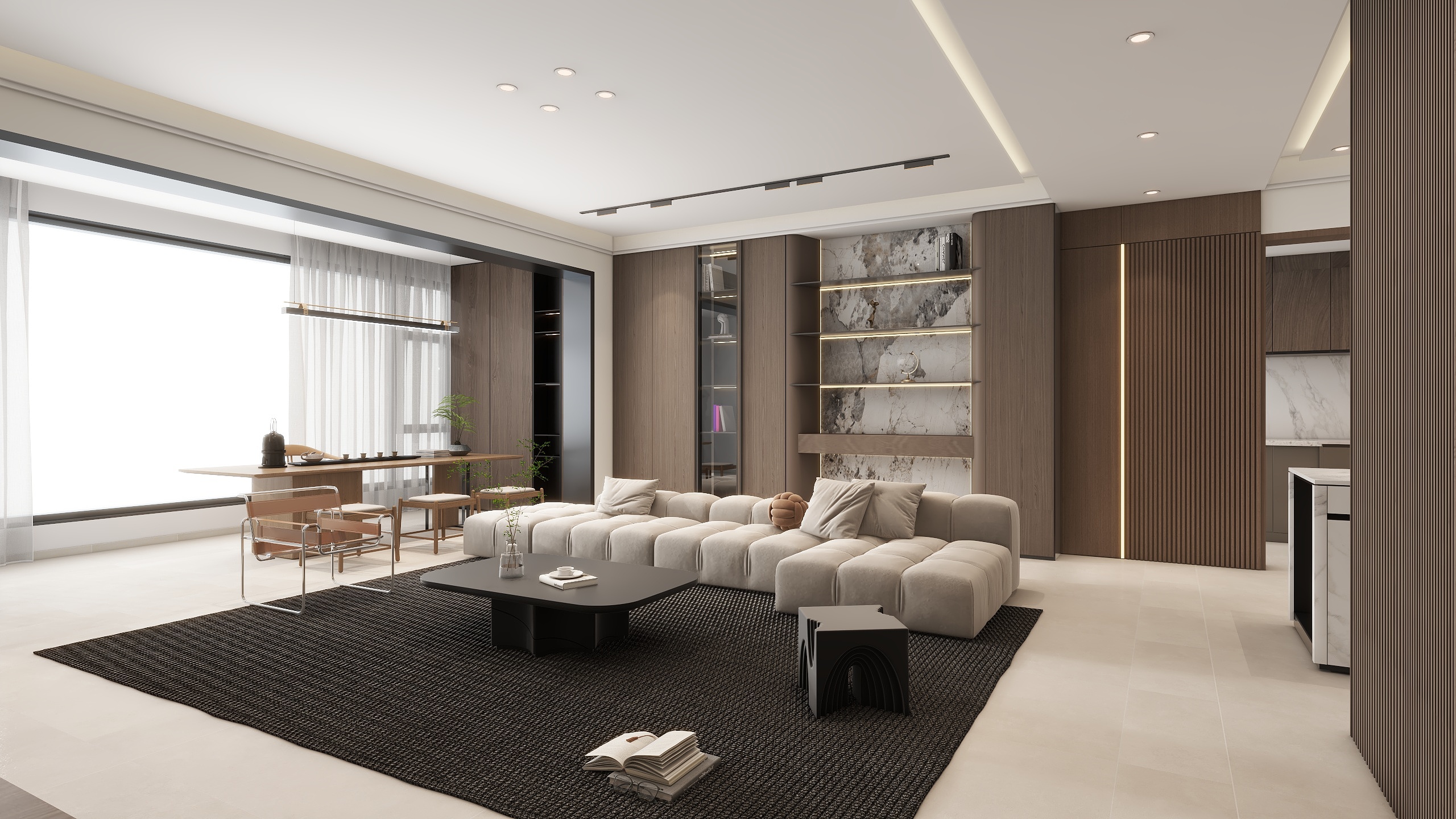 素丶流-151㎡3室-装修设计方案