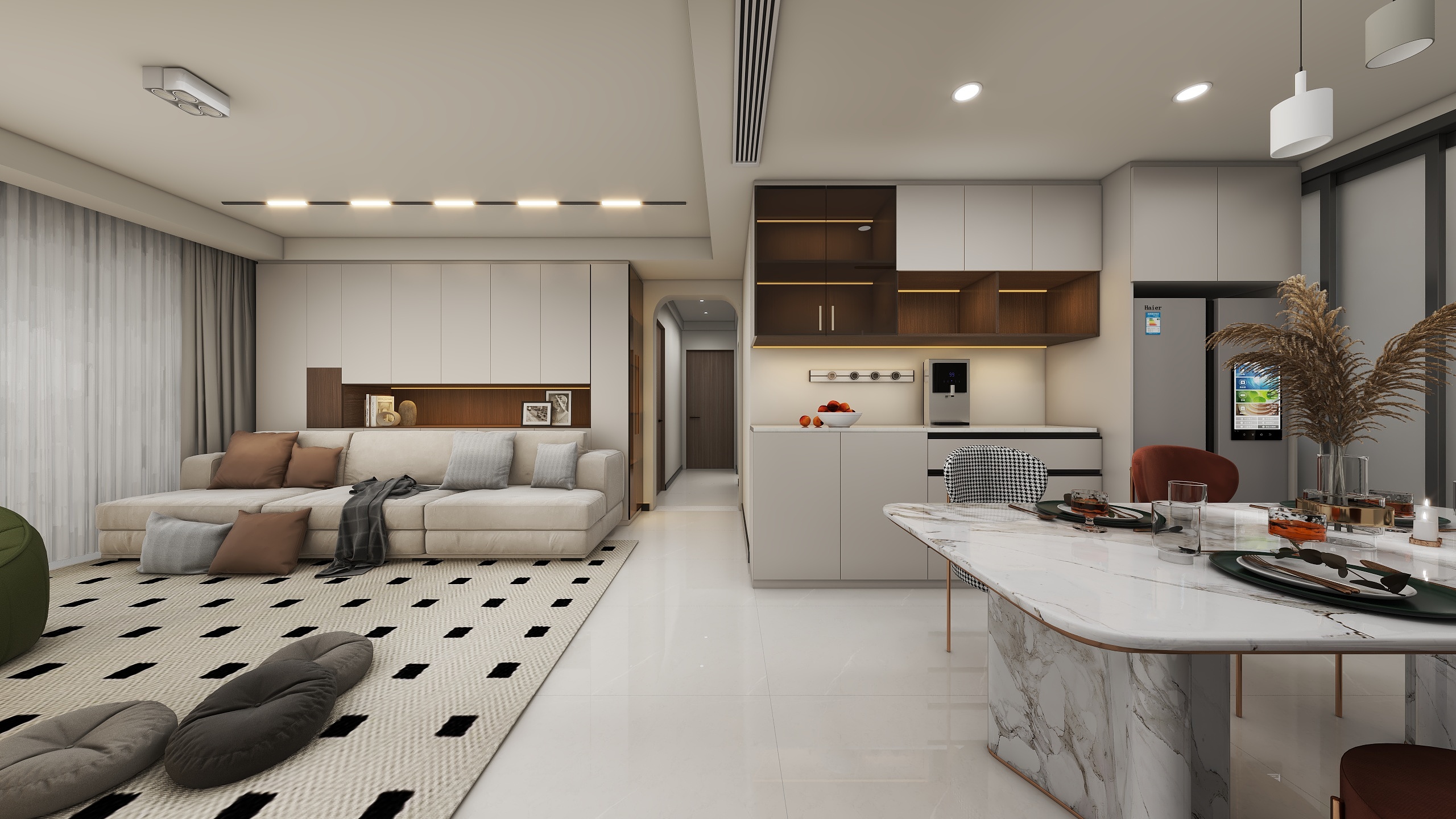 wei来不可知-120平三房二卫现代简约装饰风-装修设计方案