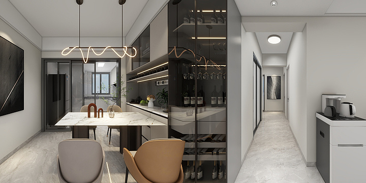 设计|小意-太平洋国际花园6栋A座1502房-装修设计方案