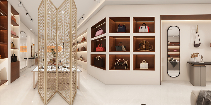 静河设计工作室-米兰包包门市二楼-副本-装修设计方案
