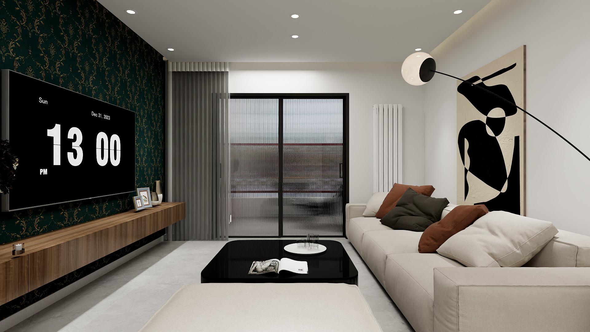 繁花锦簇-金山郡二(B)期96㎡3室-装修设计方案