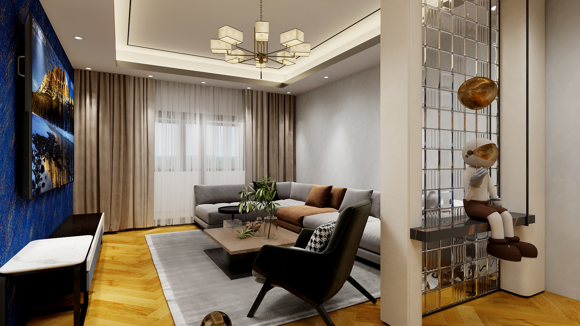 简美美居-东冠逸家93㎡-装修设计方案