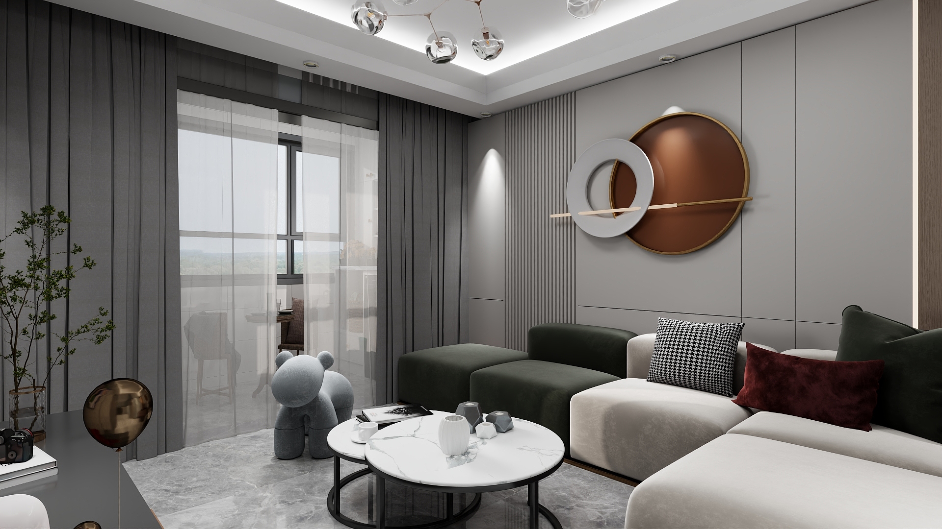 笙筱.-国际新城72㎡2室-装修设计方案