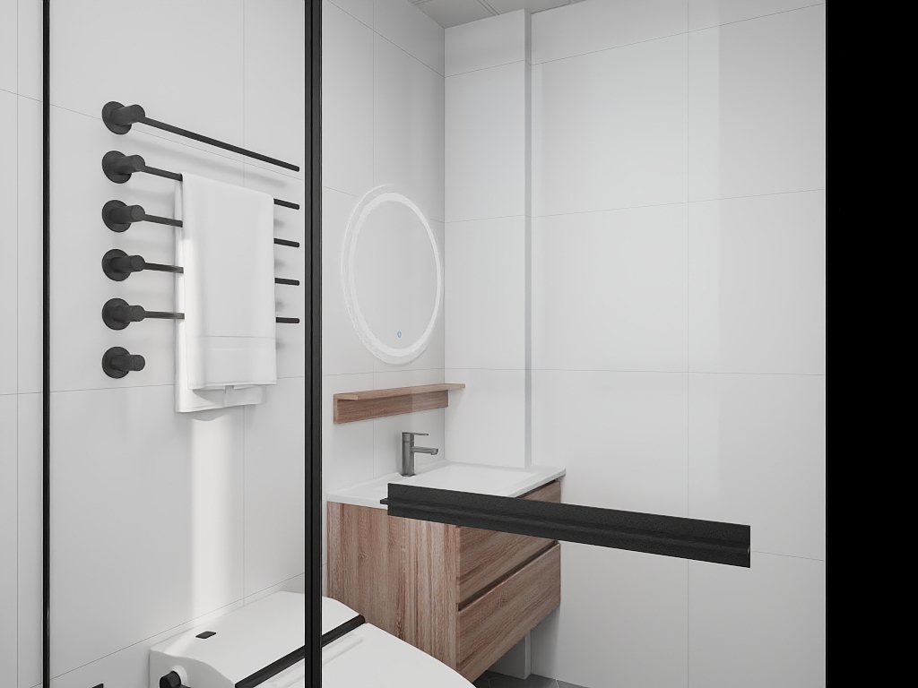 墨涵装饰小顾-海德公园81㎡3室-装修设计方案