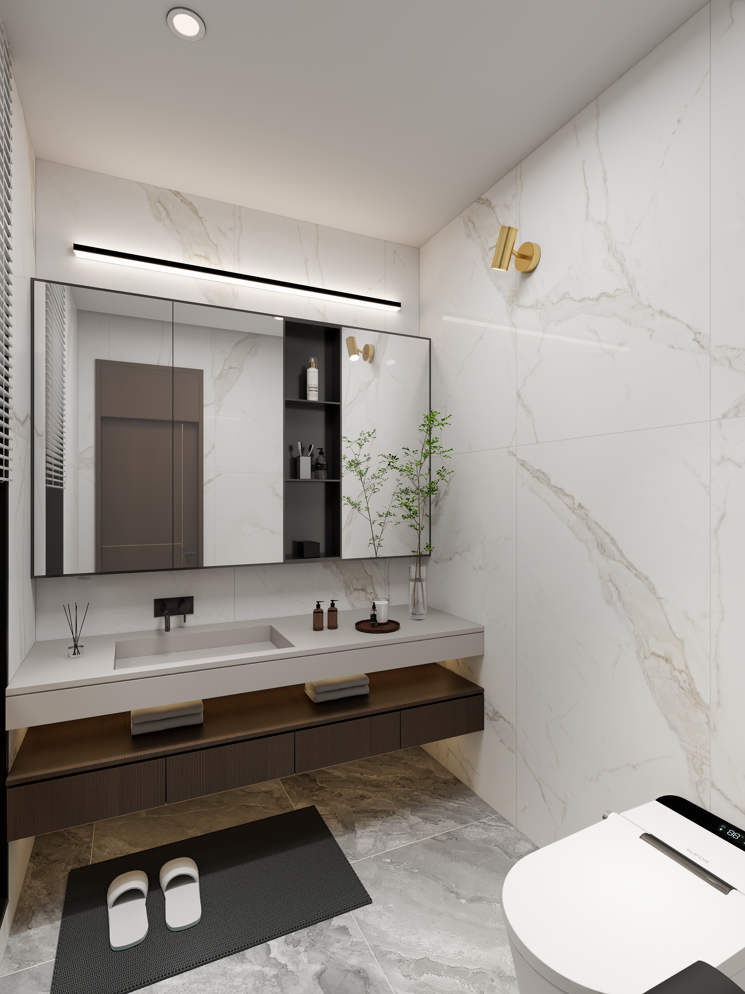 李翔-2025 东逸湾别墅1层 新版-装修设计方案