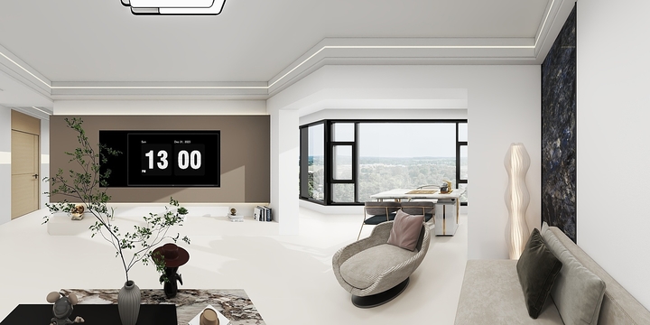 都盛岩板设计-建发一起11栋201-装修设计方案