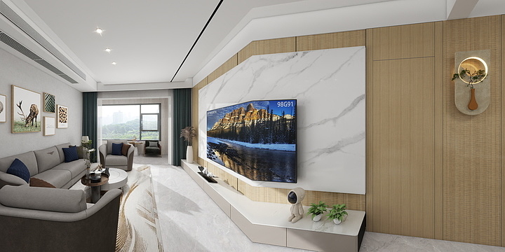 山东荣程艺佳装饰-海信观澜-装修设计方案