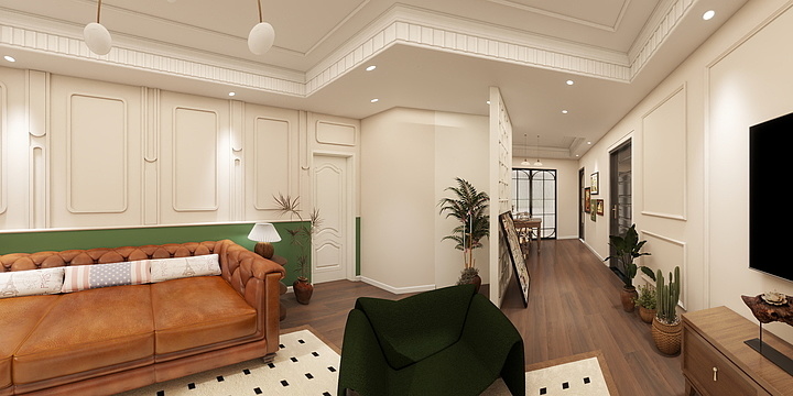 风自-观城郡6#2单元201方案-装修设计方案