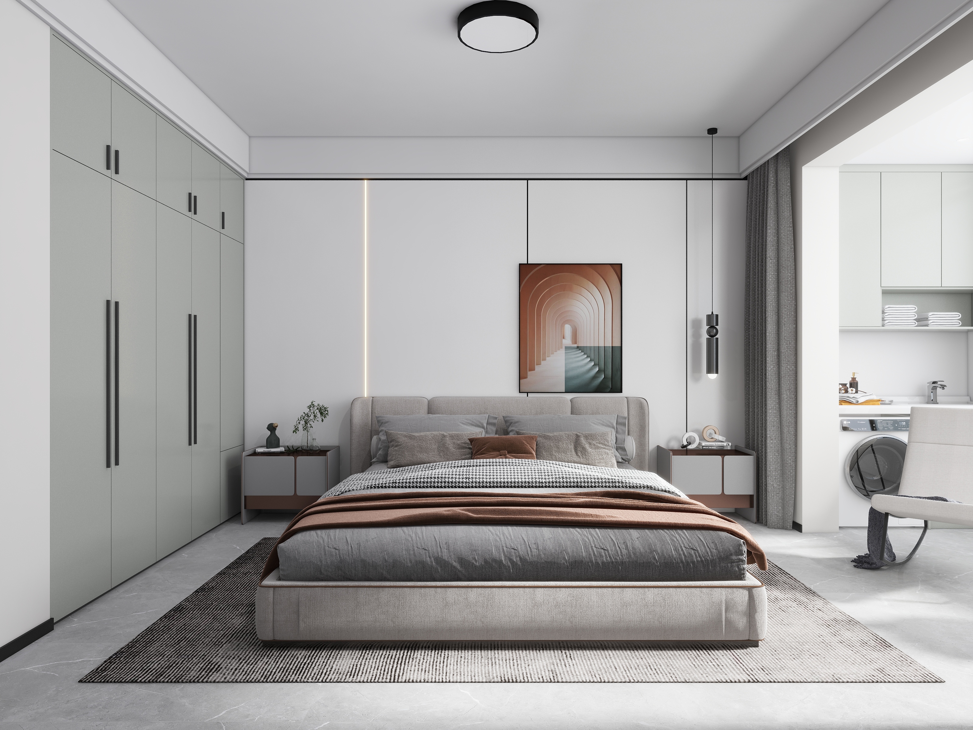 远艺装饰-理想之城107㎡3室-装修设计方案